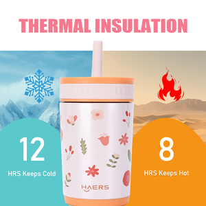 ハース卸売バルクキュート断熱スポーツキッズタンブラー（学校、車、ピクニック用） - Product Image 6