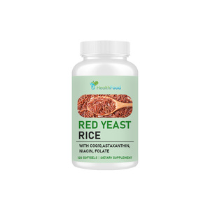 Gélules de levure de riz rouge les plus vendues, favorisent la santé cardiaque, augmentent les niveaux d'énergie, favorisent la santé digestive - Product Image 1