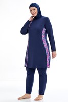 Maillot de Bain Burkinis Hijab Grandes Tailles M-6XL, Manches Longues Haute Qualité, Maillot de Bain Musulman Modeste, Femme Islamique