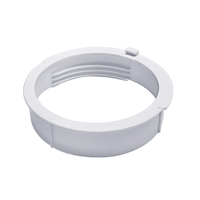 Anneau de connexion pour conduit de climatiseur portable - Interface ABS améliorée KY-35, adaptateur de remplacement pour tuyau d'évacuation, raccord durable en ABS blanc