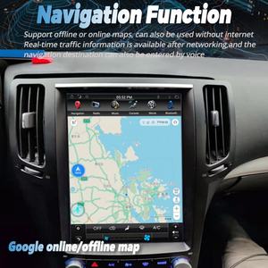 Pantalla IPS Android de 12.1 Pulgadas para Infiniti G25 G35 G37 Q60S 2006-2014, Reproductor Multimedia con Carplay Inalámbrico, Radio para Auto, Reproductor de Video, GPS - Product Image 4