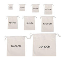 Sac à cordon en coton réutilisable, écologique, résistant à l'eau, de petite taille, avec logo personnalisé, pour emballage cadeau, sac anti-poussière