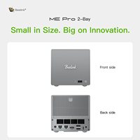 Nuevo Mini PC NAS Híbrido de 2 Bahías HY ME Pro, CPU Intel N95/N150, Mini Computadora de Escritorio, 16G LPDDR5