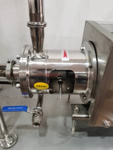 Bomba de tanque homogeneizadora DE ALTO cizallamiento en línea de una sola etapa pequeña automática Mezclador estático para emulsionar productos químicos de estator de tres etapas - Product Image 3