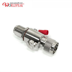 Tube à décharge gazeuse 0-3G N <span class=keywords><strong>lightning</strong></span> <span class=keywords><strong>Jack</strong></span> Femelle Cloison à Mâle Type Coax Surge Protector 0-6g Parafoudre Rf Connecteur Parafoudre - Product Image 6