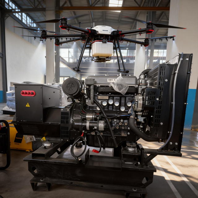 20-100kW Super Silent Diesel Generator ATS Silent for Drone Charging Pickup Truck Mounted Mobile Trailer Power for Agricultural