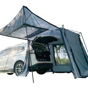 Tienda portátil para techo <span class=keywords><strong>de</strong></span> coche, estructura <span class=keywords><strong>de</strong></span> un dormitorio con <span class=keywords><strong>toldo</strong></span> trasero impermeable y refugio solar para acampar al aire libre, mosquitera - Product Image 6