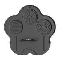 Tapis de protection pour tamper à café en silicone, antidérapant, qualité alimentaire, motif dessin animé minimaliste, pour comptoir de bar et rangement