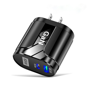 2024 nóng bán 65W gan sạc nhanh PD 33W QC 3.0 USB C Cổng kép 5V/9V/12V đầu ra cho điện thoại máy tính xách tay Máy tính bảng dịch vụ OEM - Product Image 1