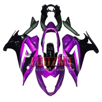 Kit carrosserie pour SUZUKI KATANA GSXF 650 GSX 650F GSX650F 2008 2009 2010 2011 130No.109 GSXF650 GSXF-650 12 13 14 Carénage violet blk