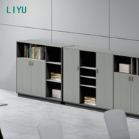 Table de bureau modulaire en bois Liyu pour salle de réunion moderne, poste de travail individuel avec tiroir à dossiers