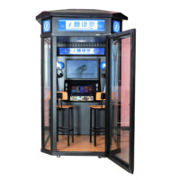 PlayFun Intérieur Extérieur Monnayeur Électronique Jukebox Karaoké Salle de Chant Mini Machine de Jeu Ktv Cabine à Vendre