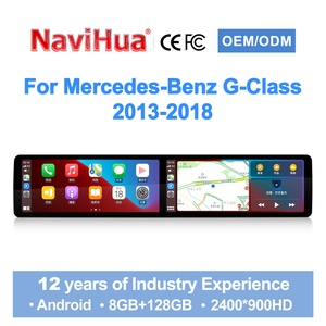 Navihua Android <b>Car</b> Radio Dual Touch Screen GPS Carplay Stereo <b>for</b> Mercedes-Benz G-Class 2013-2018 Upgrade - Product Image 1