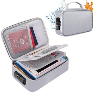 Bolsa de Almacenamiento Ignífuga de Fibra de Vidrio con Capa de Silicona, Pequeña y Anti-Irritante, para Archivos, para la Escuela, Oficina o el Hogar - Product Image 1