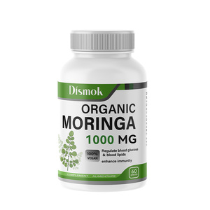 Dismok OEM Private Label Kruidensupplement <span class=keywords><strong>Moringa</strong></span> Bladpoeder Extract <span class=keywords><strong>Capsules</strong></span> voor Energiebeheer - Aanpasbare Maten & Doseringen - Product Image 6