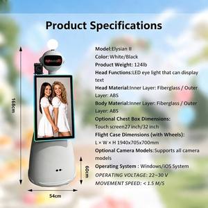 Cabina de Fotos Robótica Edición Año Nuevo, Marco de Cuenta Regresiva para Fiesta de Fin de Año, Alquiler Premium - Product Image 2