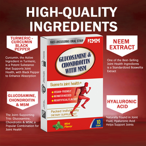 อาหารเสริมชอนโดไรทินแบบแผ่นคุณภาพสูง ช่วยเพิ่มความยืดหยุ่นของกระดูกอ่อน แผ่นบางสำหรับรับประทานช่วยให้หล่อลื่น - Product Image 6