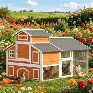 USA Entrepôt 2026 Promotion Été Poulailler Anti-Humidité Protection Solaire Robuste Contre les Rayons Intenses et le Froid Durable - Product Image 1