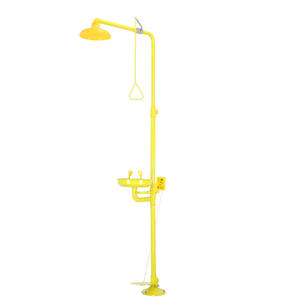 Station de lavage des yeux et de douche à grand <span class=keywords><strong>bassin</strong></span> avec pédale intégrée, rinçage d'urgence, marque BUTIAN, en acier inoxydable pour laboratoires - Product Image 6