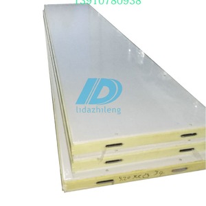 Panel de poliuretano para cámaras frigoríficas de 100-150 mm, ignífugo B2, resistente al agua, tipo sándwich, para equipos de refrigeración - Product Image 2