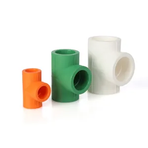 Factory Wholesale Water Supply Ppr Tube Connector Plastic Plumbing Pipe Ppr Fittings