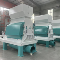Broyeur à marteaux industriel pour le bois avec une nouvelle conception et technologie, capacité de 15 tonnes/heure, diamètre maximal de 400 mm
