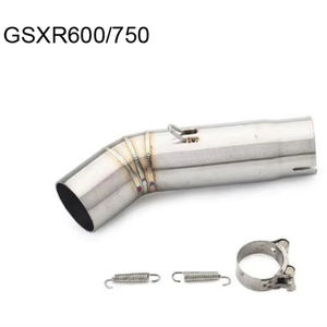 <span class=keywords><strong>GSXR</strong></span> 600 <span class=keywords><strong>750</strong></span> K6/7/8/9/10/11/12/13/14/15 Tuyau de liaison intermédiaire d'échappement de moto à enfiler 51mm, adaptateur de section d'échappement pour silencieux - Product Image 3
