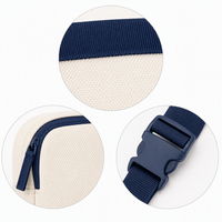 Sac banane bandoulière personnalisé avec logo, sac de voyage en toile, sac de ceinture, sac de hanche, vente en gros, fabricant OEM