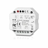 Variateur Triac 100-240V avec télécommande sans fil, interrupteur RF Triac AC, variateur tactile 2.4G pour ampoule LED S1-B