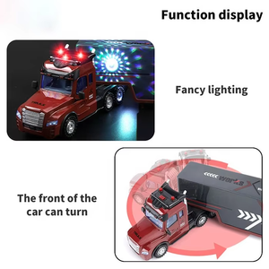 <span class=keywords><strong>Camion</strong></span> benne télécommandé pour enfants avec son et lumière, jouet RC 2.4G, <span class=keywords><strong>camion</strong></span> porte-conteneurs, tracteur, <span class=keywords><strong>remorque</strong></span> <span class=keywords><strong>radiocommandé</strong></span> - Product Image 5