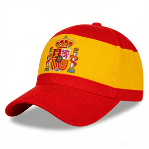 Gorra de Béisbol Personalizada para Fanáticos del Fútbol <span class=keywords><strong>Español</strong></span> con Bordado e Impresión de Logotipo, 100% Algodón, Unisex, para Partidos de Fútbol - Product Image 5
