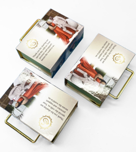 <span class=keywords><strong>2025</strong></span> ủng hộ đám cưới hộp lời mời hình ảnh đồ trang sức từ gấp Hộp quà tặng bao bì các tông hộp giấy với chèn - Product Image 3