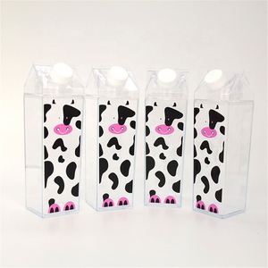 1L Milk Cup Transparent PS <b>Plastic</b> Square Water Cup Cross-Border Creative Milk Bottle 1000Ml <b>Plastic</b> Cup - Product Image 6