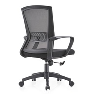 Chaise de bureau ergonomique en maille JOHOOFURNITURE, fabrication directe, coussin épais confortable, base à cinq étoiles durable, hauteur réglable