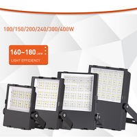 Le réflecteur extérieur de LED a mené des lumières de tache IP66 100w 150w 90 degrés projecteur mené par 200 degrés