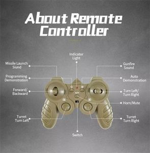 Originele JJRC Q85 Battle Tank Auto RC Model <span class=keywords><strong>2</strong></span>.4G Afstandsbediening Programmeerbare Crawler Tank Geluidseffecten Militaire Tank 1/30 - Product Image 4