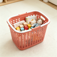 Panier à linge en plastique PP avec poignées, ventilé, pour vêtements sales, rectangulaire, pour salle de bain, chambre, buanderie - Vente en gros usine