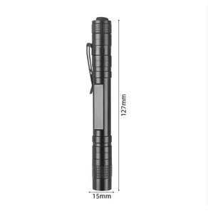 Lampe de poche UV 365NM Penlight Mini taille Portable étanche avec filtre noir en alliage d'aluminium lampe torche - Product Image 2