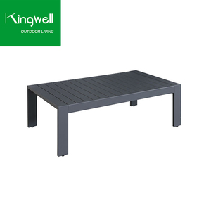 Venta al por mayor <span class=keywords><strong>KD</strong></span> embalaje exterior muebles impermeable salón conjunto aluminio jardín esquina sofá para interior balcón con tumbona - Product Image 4