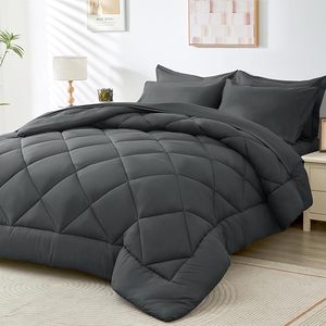 Queen-Size Winter Quilted <strong>Duvets</strong> 100% Polyester Breathable <strong>Fluffy</strong> - Product Image 1