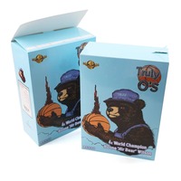 Boîte en carton recyclé imperméable haut de gamme personnalisée avec gaufrage pour vêtements, chaussettes, t-shirts, sous-vêtements - Emballage portable