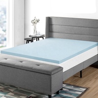 Couvre-matelas personnalisé en mousse à mémoire de forme, lit en bambou
