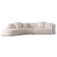Ensemble de canapés sectionnels pliables rembourrés en éponge, design moderne, gain de place, compact, confortable, revêtement en tissu pour villa et salle de sport