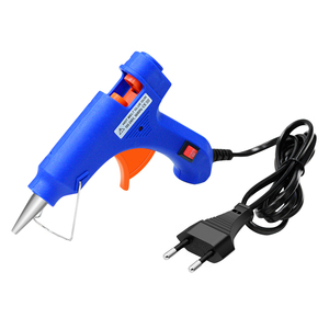 <span class=keywords><strong>Pistolet</strong></span> à <span class=keywords><strong>colle</strong></span> thermofusible DIY 20W avec barillet en aluminium et buse en alliage d'aluminium, système de chauffage <span class=keywords><strong>thermique</strong></span> de qualité supérieure - Product Image 1
