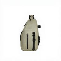 Sac à bandoulière étanche IPX7 en nylon double couche TPU 10L unisexe, étanche, flottant, sangles réglables, plongée, pêche, sports de plein air