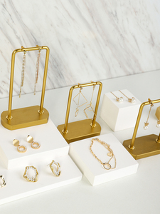 JINSKY Vente en gros Organisateur de bijoux en métal Porte-boucles d'oreilles Présentoir à bijoux - Product Image 4