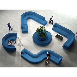 طقم أريكة مكتب تصميم حديث لغرفة المعيشة مجموعة أرائك مكتبية أثاث درجة تجاري أريكة مكتب للمناطق العامة - Product Image 5