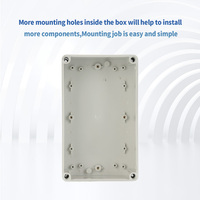 Manhua Couvercle Transparent Boîtier étanche Boîte de jonction électrique extérieure Boîtier en plastique ABS Boîte de distribution