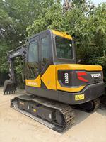 Excavatrice Volvo EC60D d'occasion, 6 tonnes, moteur D2.6A, 36,5 kW, godet de 0,23 m³, profondeur de fouille de 3,8 m, machine de construction