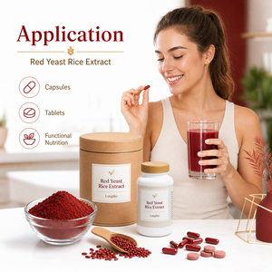 LongBio Estratto di Riso Rosso Fermentato (Monascus Purpureus) in Polvere 0.4%-5% Monacolina K Citrinina - Materia Prima Controllata per OEM - Product Image 2